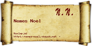 Nemes Noel névjegykártya